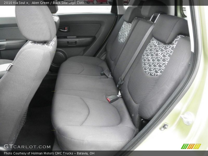 Alien Green / Black Soul Logo Cloth 2010 Kia Soul +
