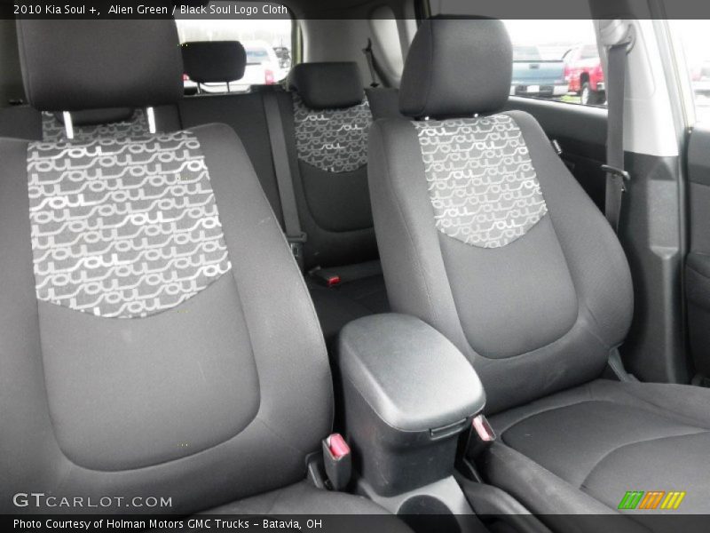 Alien Green / Black Soul Logo Cloth 2010 Kia Soul +