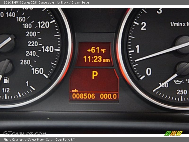 Jet Black / Cream Beige 2010 BMW 3 Series 328i Convertible