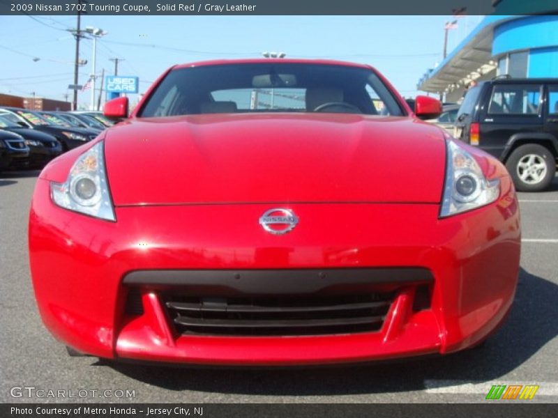 Solid Red / Gray Leather 2009 Nissan 370Z Touring Coupe