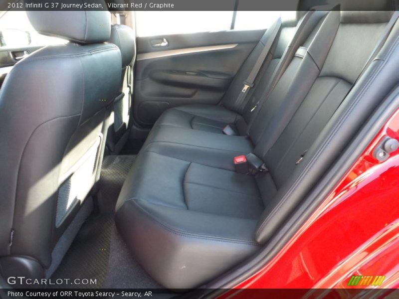 Vibrant Red / Graphite 2012 Infiniti G 37 Journey Sedan