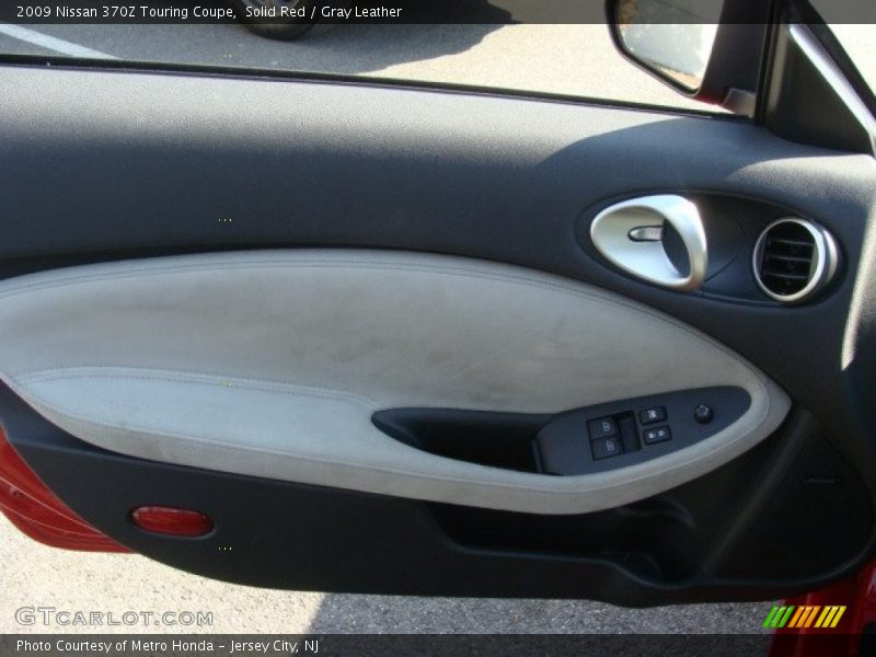Solid Red / Gray Leather 2009 Nissan 370Z Touring Coupe