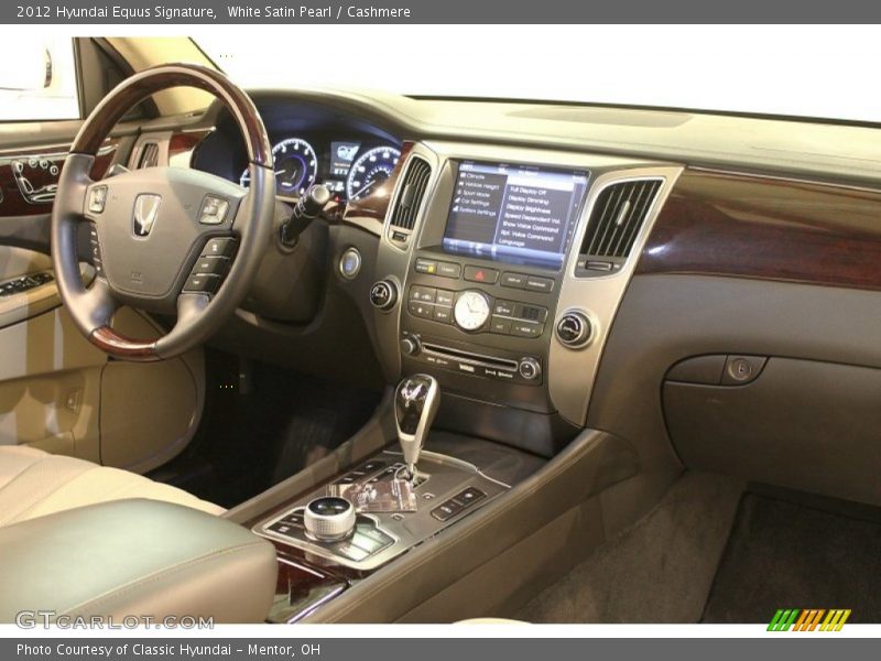 Dashboard of 2012 Equus Signature