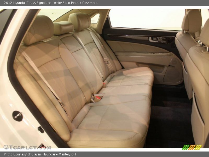 Rear Seat of 2012 Equus Signature