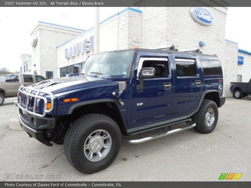 All Terrain Blue / Ebony Black 2007 Hummer H2 SUV