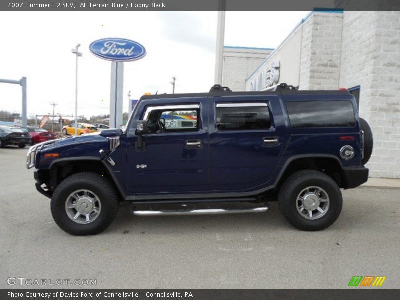 All Terrain Blue / Ebony Black 2007 Hummer H2 SUV