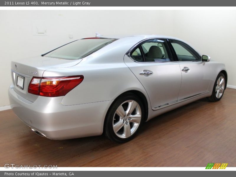 Mercury Metallic / Light Gray 2011 Lexus LS 460