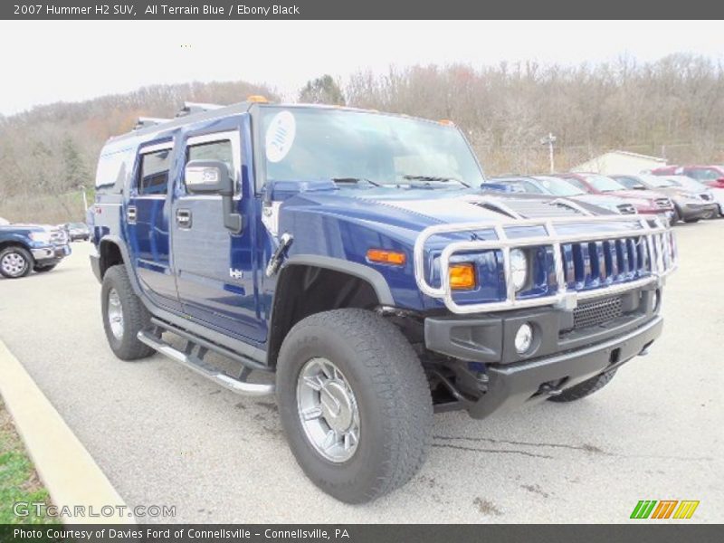 All Terrain Blue / Ebony Black 2007 Hummer H2 SUV