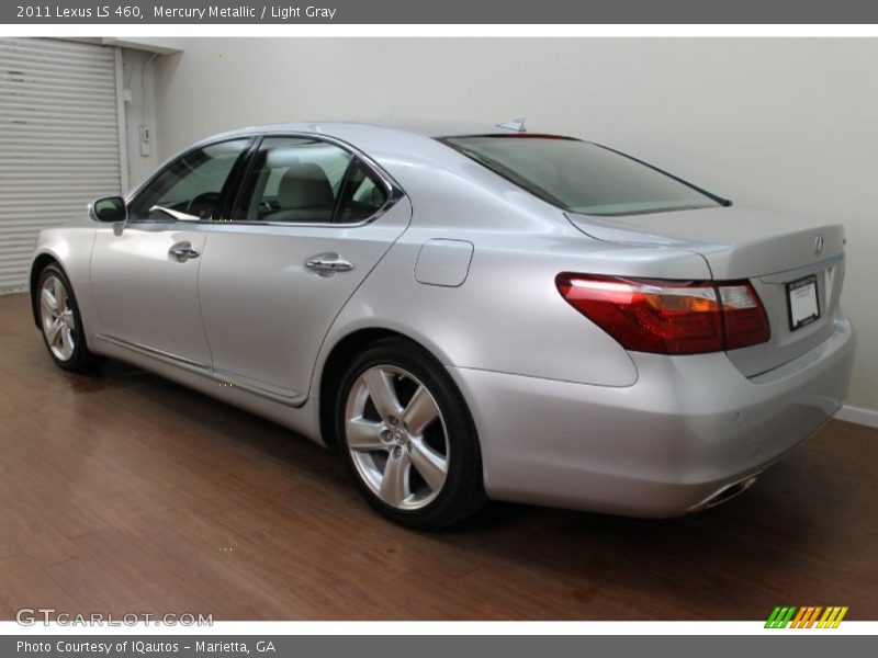 Mercury Metallic / Light Gray 2011 Lexus LS 460