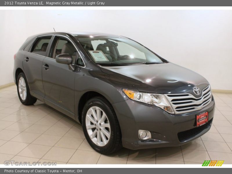 Magnetic Gray Metallic / Light Gray 2012 Toyota Venza LE