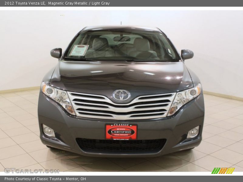 Magnetic Gray Metallic / Light Gray 2012 Toyota Venza LE