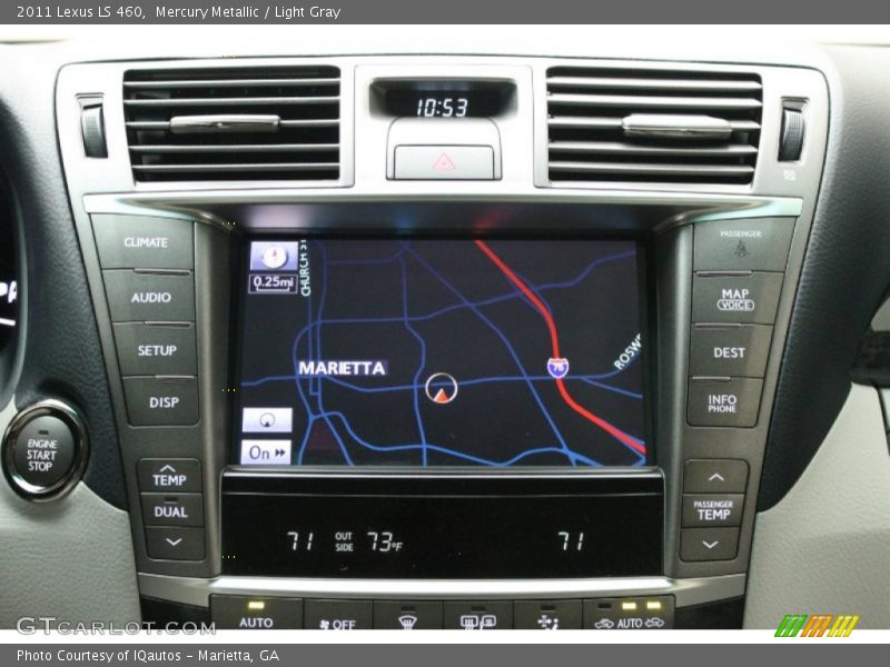 Navigation of 2011 LS 460