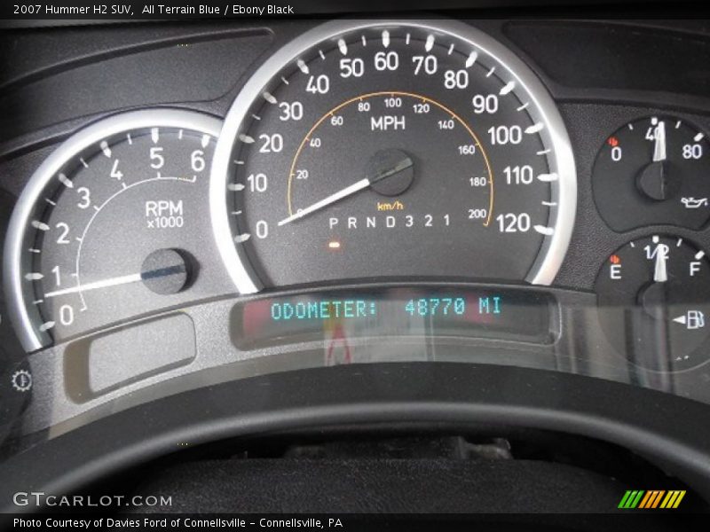 All Terrain Blue / Ebony Black 2007 Hummer H2 SUV
