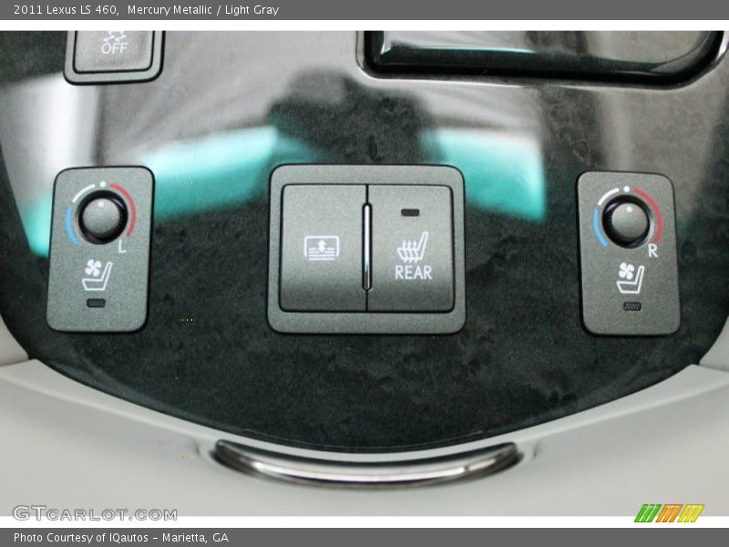 Mercury Metallic / Light Gray 2011 Lexus LS 460