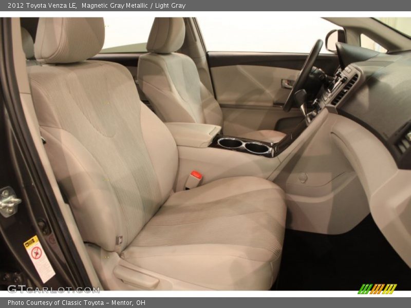 Magnetic Gray Metallic / Light Gray 2012 Toyota Venza LE