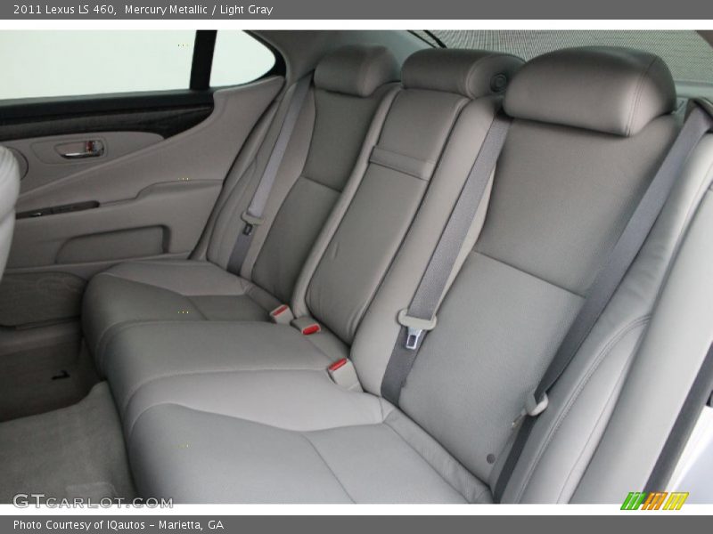 Rear Seat of 2011 LS 460