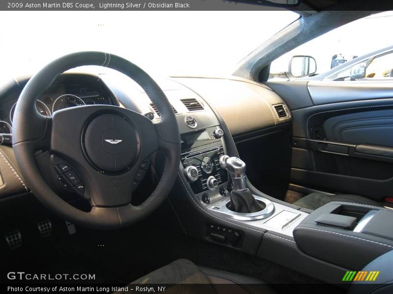 Lightning Silver / Obsidian Black 2009 Aston Martin DBS Coupe