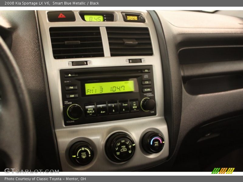 Controls of 2008 Sportage LX V6
