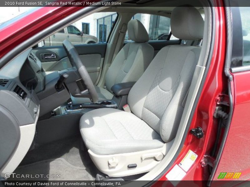  2010 Fusion SE Medium Light Stone Interior