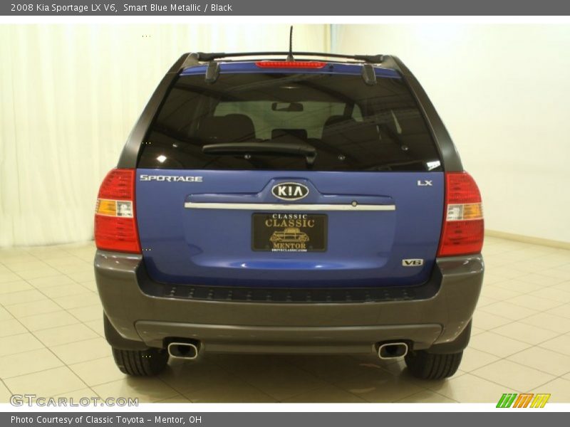 Smart Blue Metallic / Black 2008 Kia Sportage LX V6