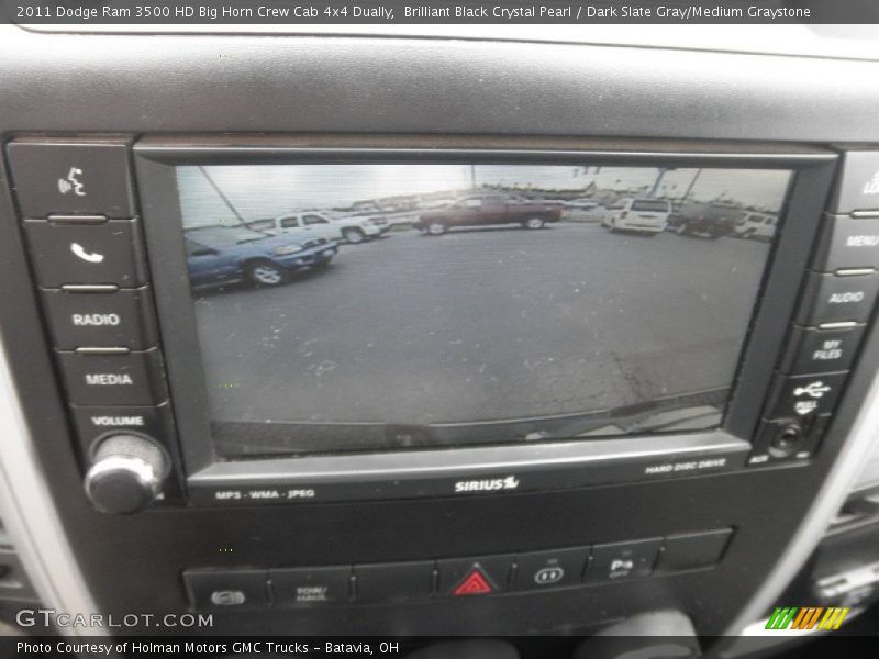 Brilliant Black Crystal Pearl / Dark Slate Gray/Medium Graystone 2011 Dodge Ram 3500 HD Big Horn Crew Cab 4x4 Dually