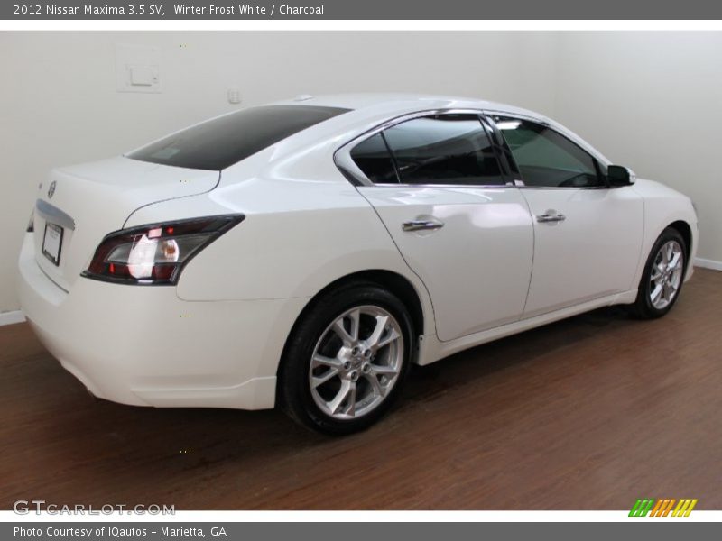 Winter Frost White / Charcoal 2012 Nissan Maxima 3.5 SV