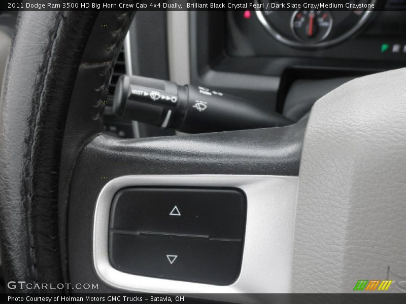 Brilliant Black Crystal Pearl / Dark Slate Gray/Medium Graystone 2011 Dodge Ram 3500 HD Big Horn Crew Cab 4x4 Dually