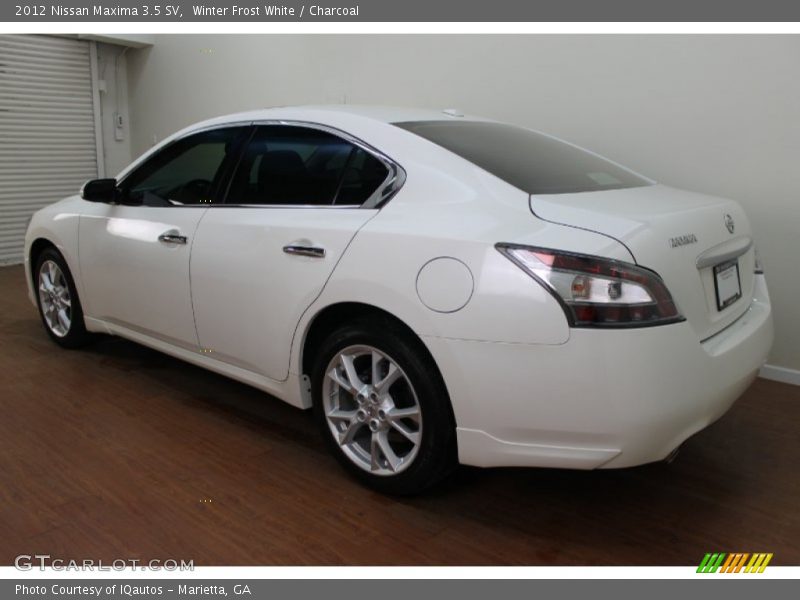Winter Frost White / Charcoal 2012 Nissan Maxima 3.5 SV