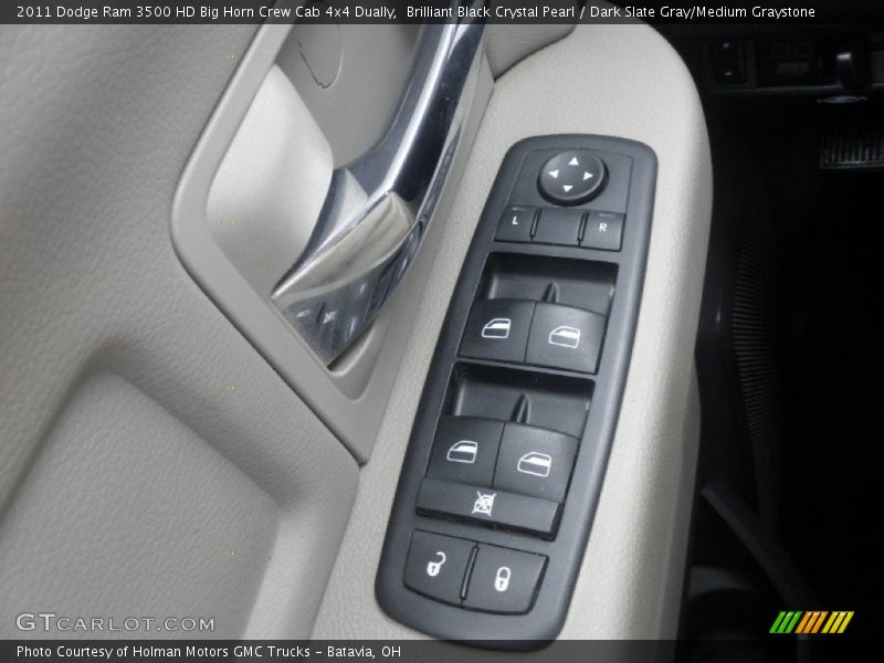 Brilliant Black Crystal Pearl / Dark Slate Gray/Medium Graystone 2011 Dodge Ram 3500 HD Big Horn Crew Cab 4x4 Dually