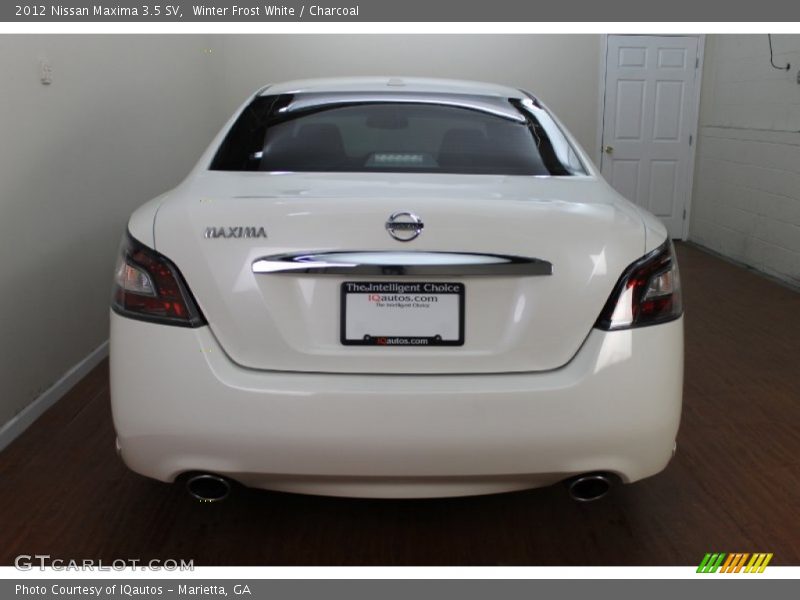 Winter Frost White / Charcoal 2012 Nissan Maxima 3.5 SV
