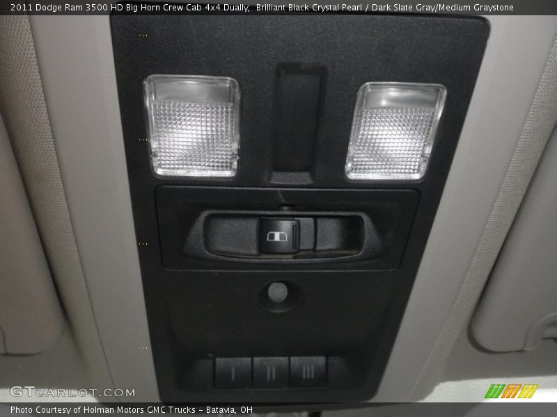 Brilliant Black Crystal Pearl / Dark Slate Gray/Medium Graystone 2011 Dodge Ram 3500 HD Big Horn Crew Cab 4x4 Dually