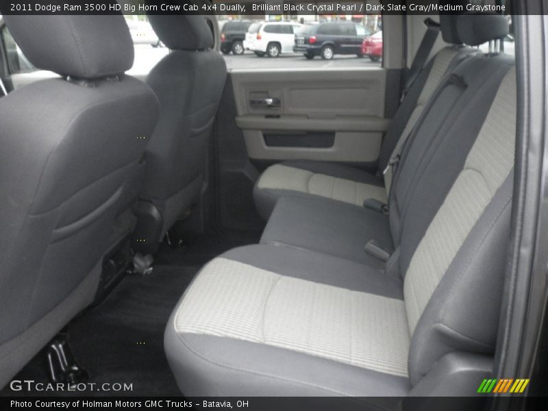 Brilliant Black Crystal Pearl / Dark Slate Gray/Medium Graystone 2011 Dodge Ram 3500 HD Big Horn Crew Cab 4x4 Dually