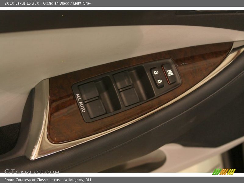 Obsidian Black / Light Gray 2010 Lexus ES 350
