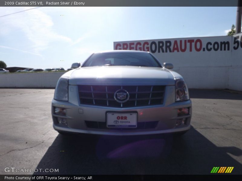 Radiant Silver / Ebony 2009 Cadillac STS V8