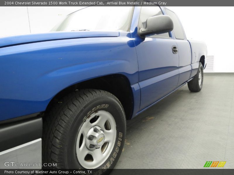 Arrival Blue Metallic / Medium Gray 2004 Chevrolet Silverado 1500 Work Truck Extended Cab