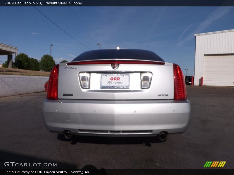 Radiant Silver / Ebony 2009 Cadillac STS V8