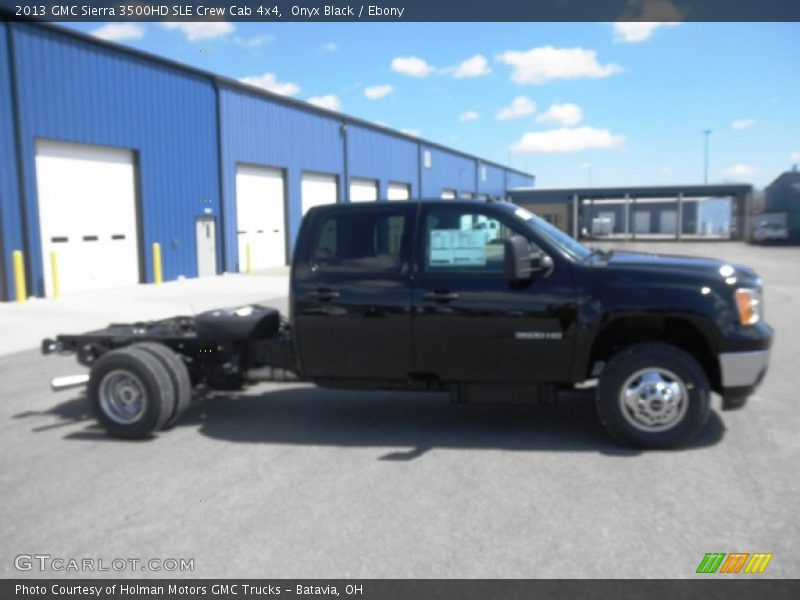 Onyx Black / Ebony 2013 GMC Sierra 3500HD SLE Crew Cab 4x4
