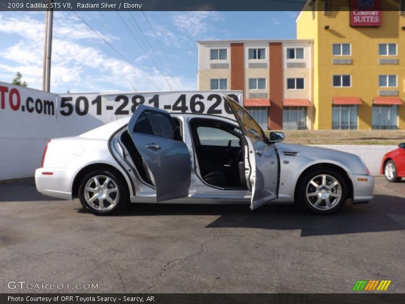 Radiant Silver / Ebony 2009 Cadillac STS V8