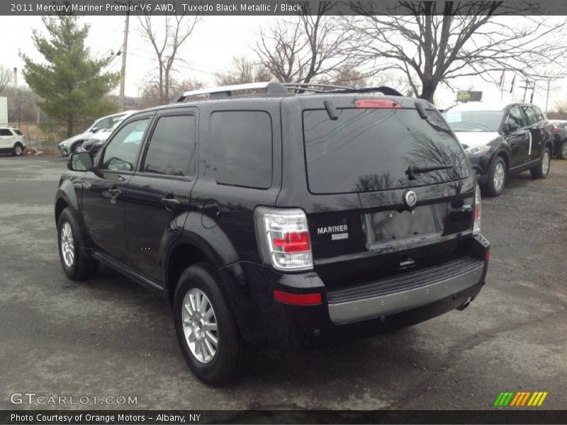 Tuxedo Black Metallic / Black 2011 Mercury Mariner Premier V6 AWD