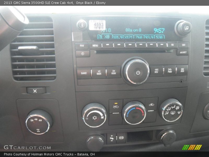 Onyx Black / Ebony 2013 GMC Sierra 3500HD SLE Crew Cab 4x4