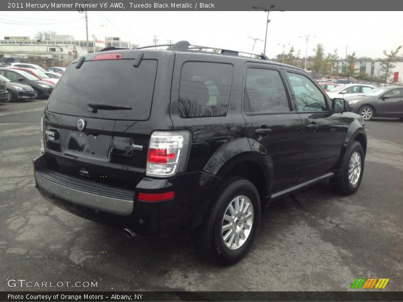 Tuxedo Black Metallic / Black 2011 Mercury Mariner Premier V6 AWD
