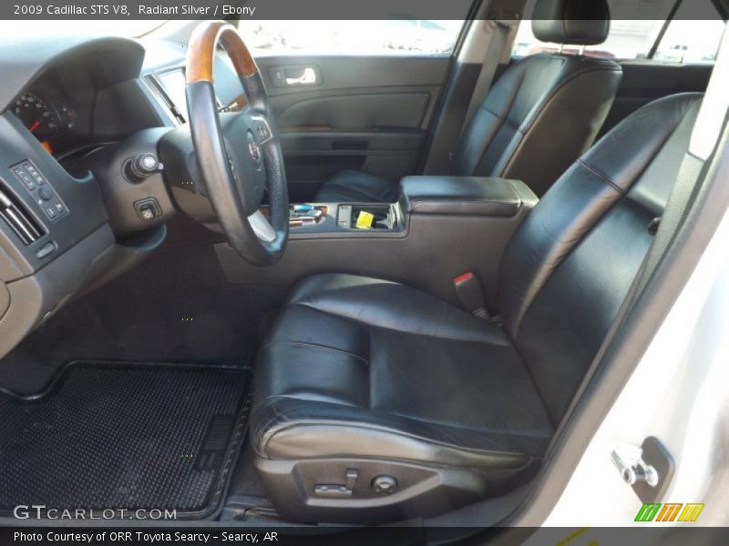 Radiant Silver / Ebony 2009 Cadillac STS V8