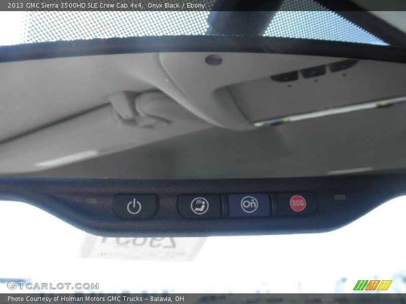 Onyx Black / Ebony 2013 GMC Sierra 3500HD SLE Crew Cab 4x4