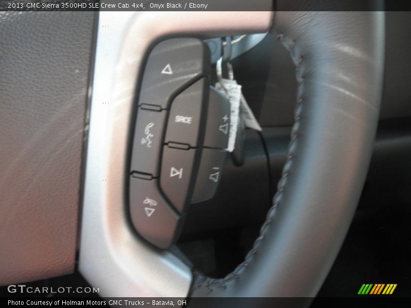 Onyx Black / Ebony 2013 GMC Sierra 3500HD SLE Crew Cab 4x4