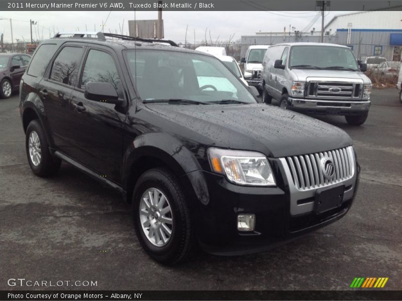 Tuxedo Black Metallic / Black 2011 Mercury Mariner Premier V6 AWD