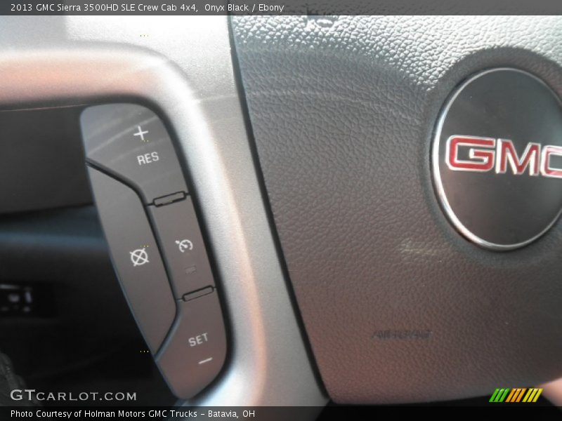 Onyx Black / Ebony 2013 GMC Sierra 3500HD SLE Crew Cab 4x4