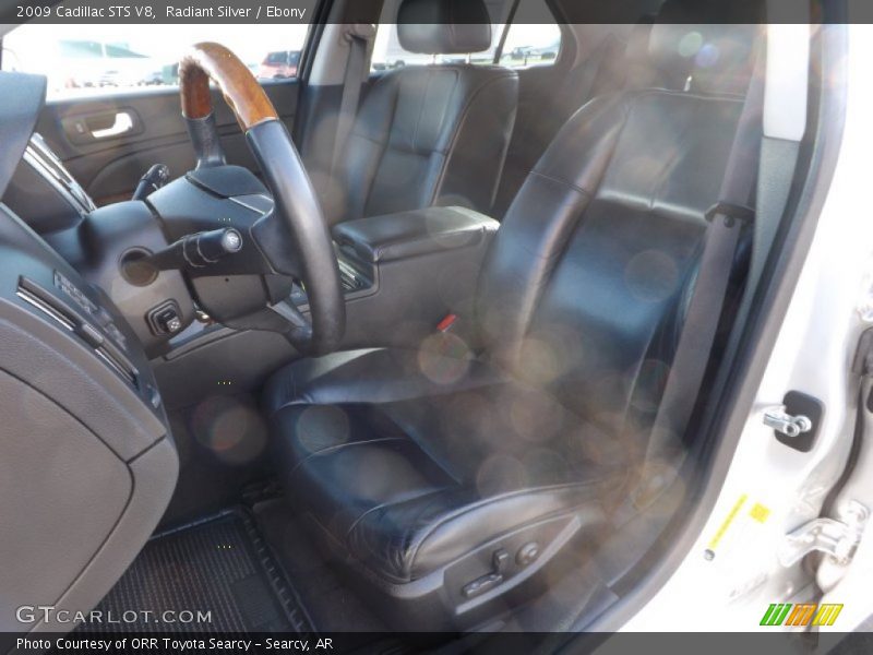 Radiant Silver / Ebony 2009 Cadillac STS V8