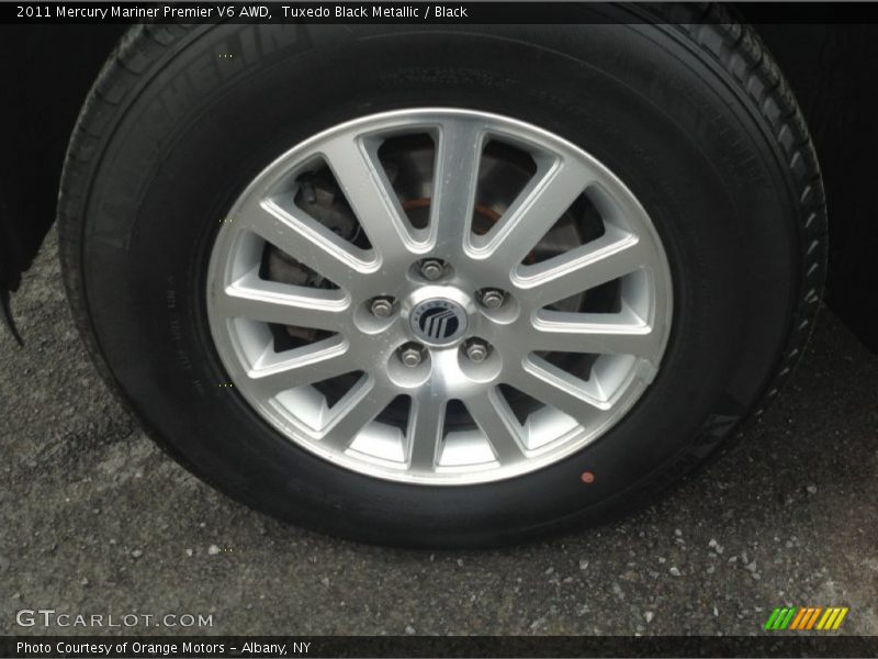 Tuxedo Black Metallic / Black 2011 Mercury Mariner Premier V6 AWD