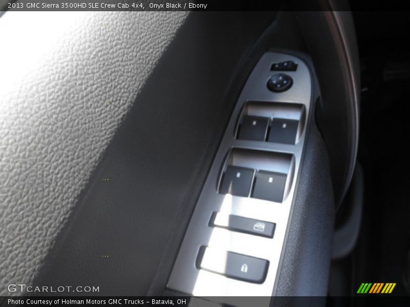 Onyx Black / Ebony 2013 GMC Sierra 3500HD SLE Crew Cab 4x4