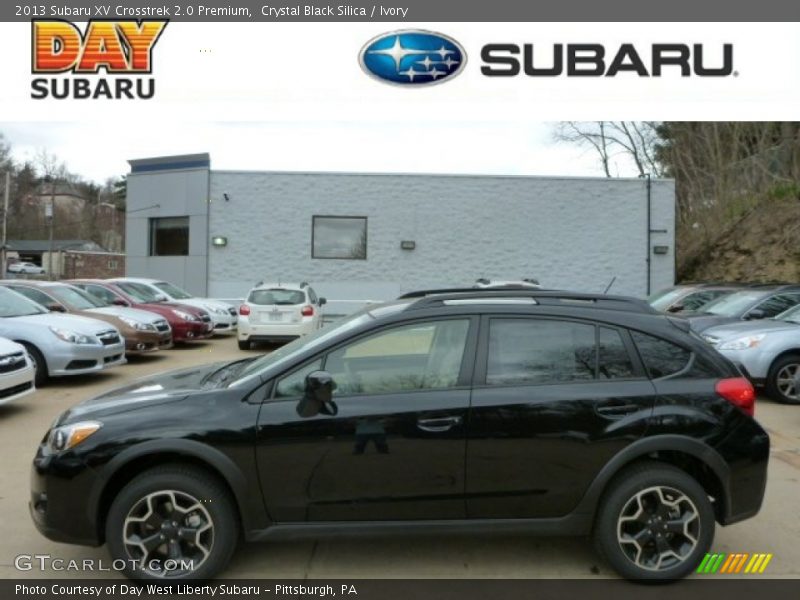 Crystal Black Silica / Ivory 2013 Subaru XV Crosstrek 2.0 Premium
